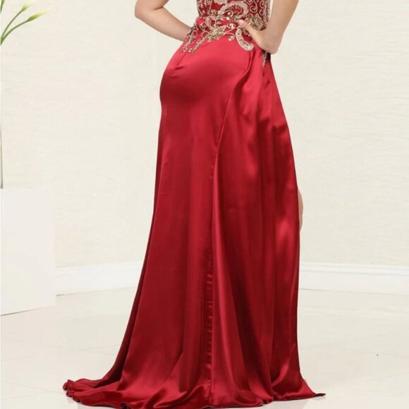 Formal dress.Off shoulder mother or the bride bridesmaid military ball gala - Picture 4 of 7